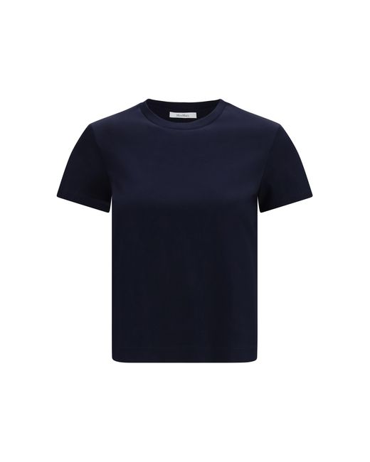 Max Mara Blue T-Shirt Donata Cotton T-Shirts & Jerseys