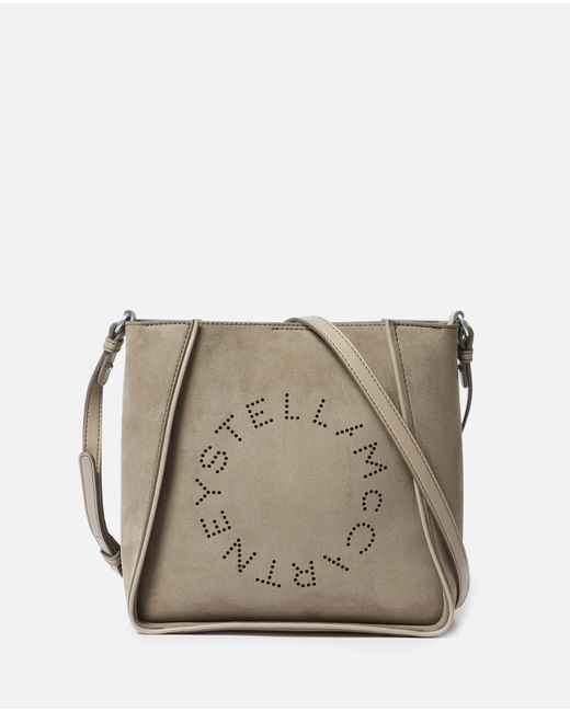 Stella McCartney Gray Crossbody Bag Alter Suede
