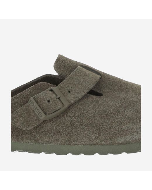 Birkenstock Brown Boston Mules