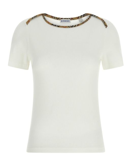 Burberry Natural 'Stephanie' T-Shirt