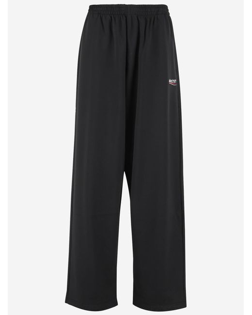 Balenciaga Blue Cotton Blend Joggers