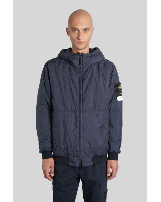 Stone Island Men's Blue Casual Jacket