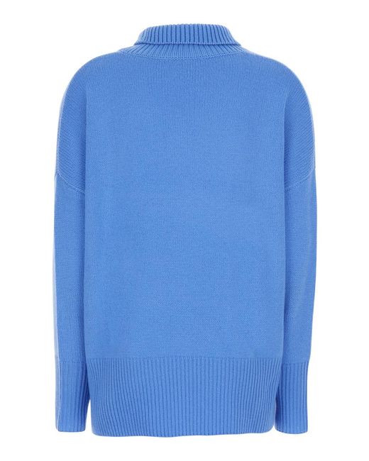 Lisa Yang Blue Sweater Heidi Cashmere Tops