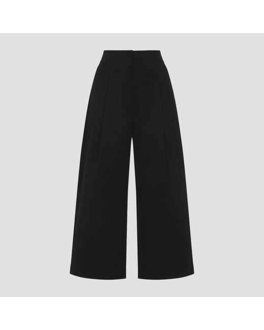 Studio Nicholson Black Dordoni Volume Pants Cotton
