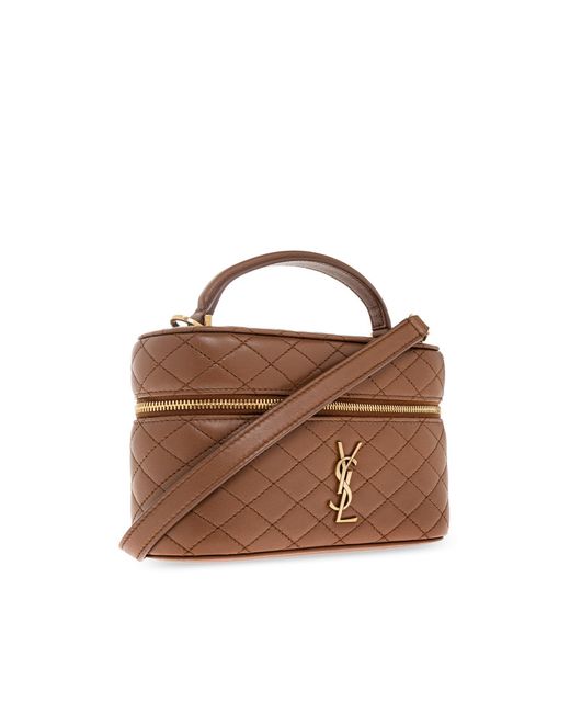 Saint Laurent Brown Shoulder Bag Gaby