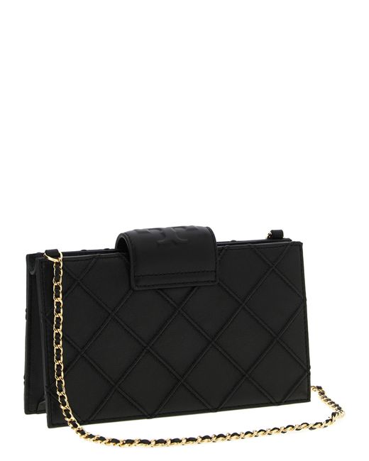 Tory Burch Black 'Fleming' Wallet