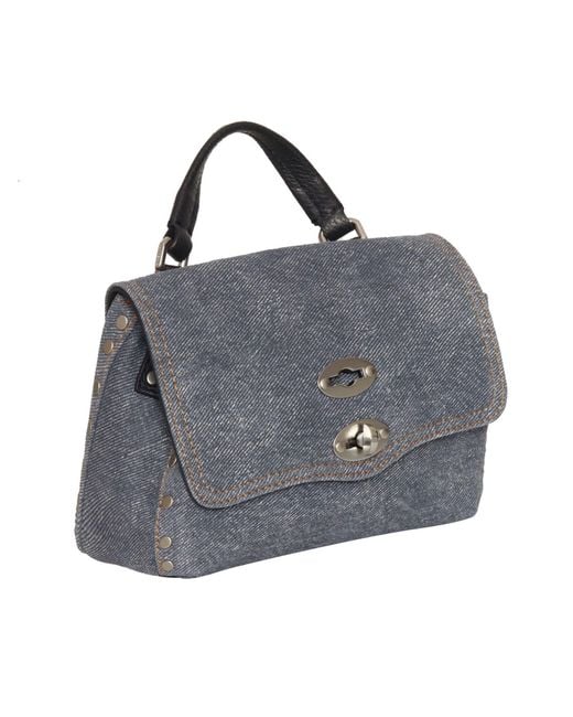 Zanellato Gray Postina Tela Genova Baby Bag