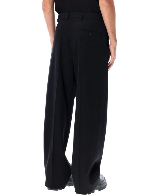 Balenciaga Black Double Front Pants for men