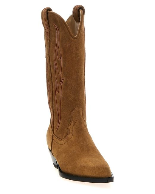 Sonora Boots Brown Santa Fe Boots Calfskin Leather (Bos Taurus) Boots, Ankle
