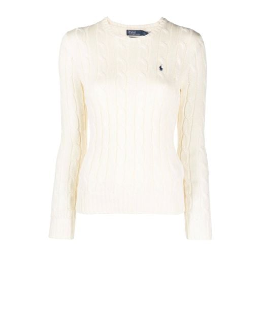 Polo Ralph Lauren White Sweaters