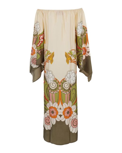 LaDoubleJ Metallic Long Dress Goddress Tech Fabric