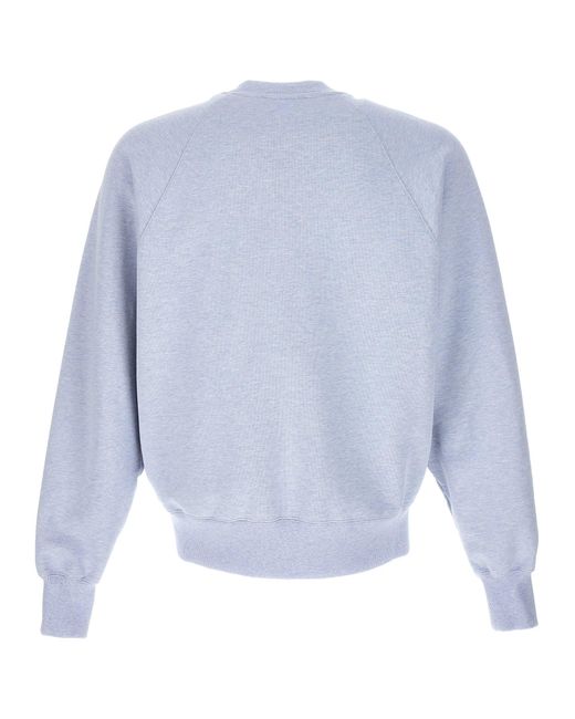 AMI Blue 'Ami De Coeur' Sweatshirt for men