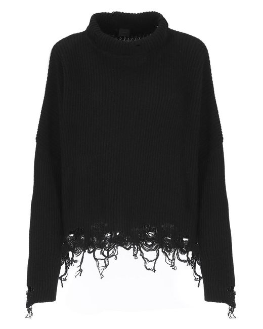 Pinko Black Wool Sweater