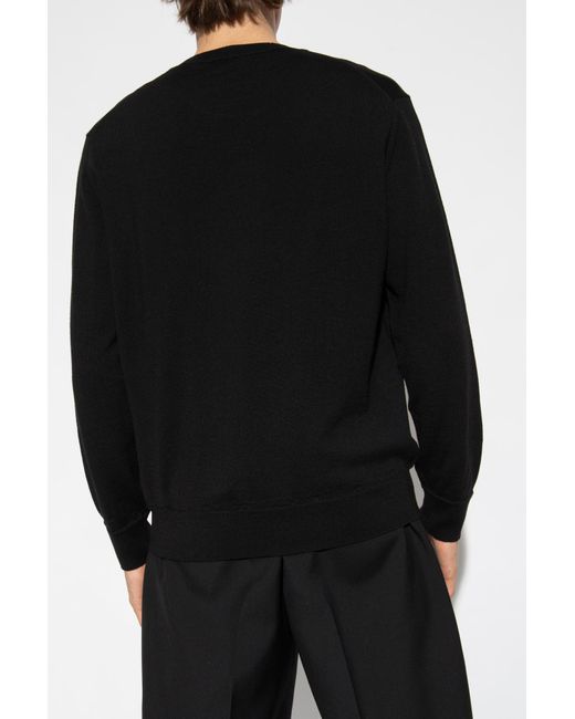 Etro Black Wool Sweater for men