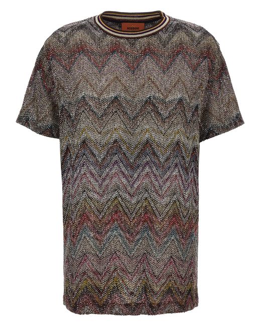 Missoni Gray Sequin T-Shirt