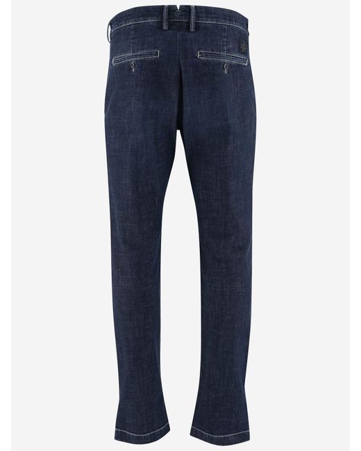 Jacob Cohen Blue Stretch Cotton Denim Jeans for men