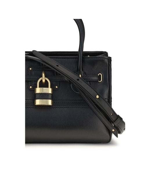 Chloé Black Buffalo Leather Shoulder Bag