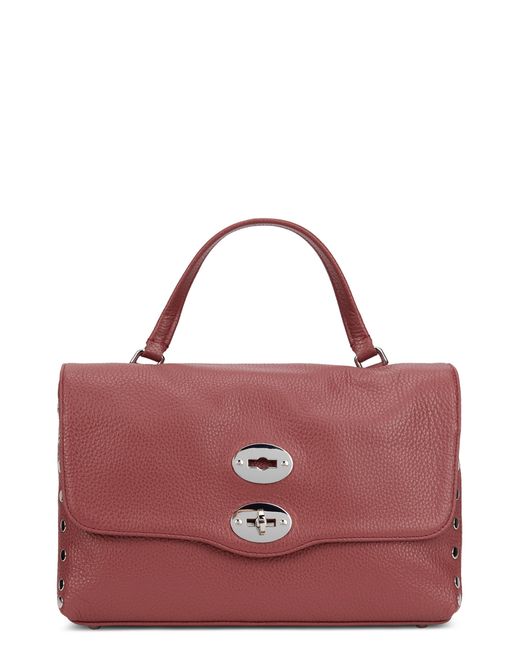 Zanellato Red Shoulder Bag Postina Calfskin Handbags