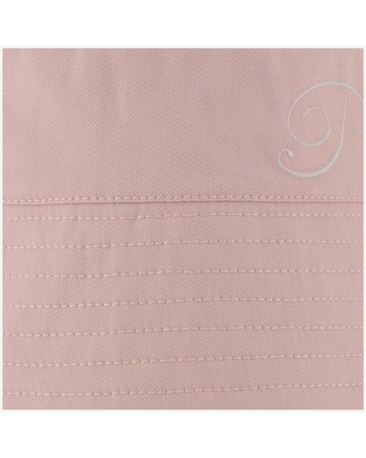 Patou Pink Bucket Hat Cotton