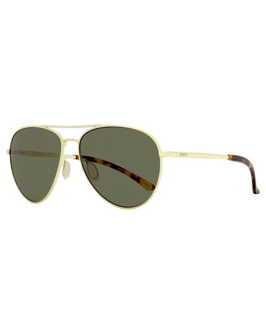 Smith Black Pilot Sunglasses Layback J5gir Gold/havana 60mm