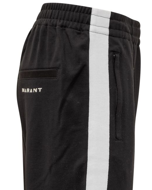 Isabel Marant Black Pants With Logo for men