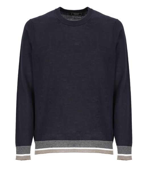 Peserico Blue Sweaters for men