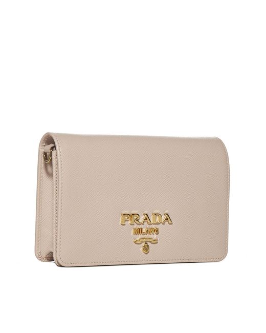 Prada Saffiano Leather Mini Bag | Lyst