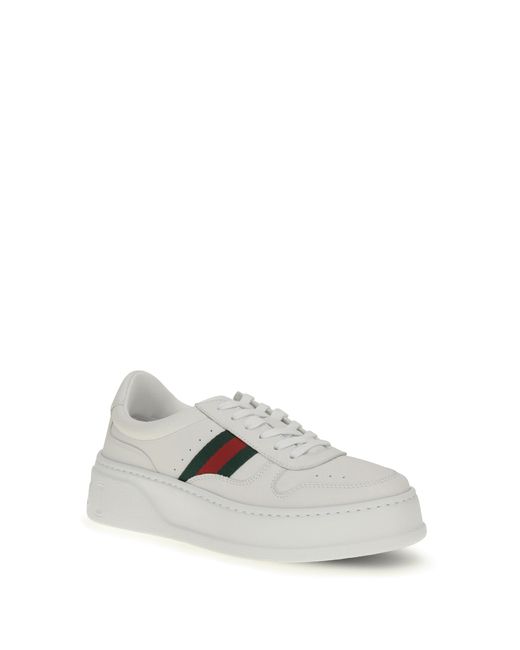 Gucci White Sneakers Oversized Sole- Trainers