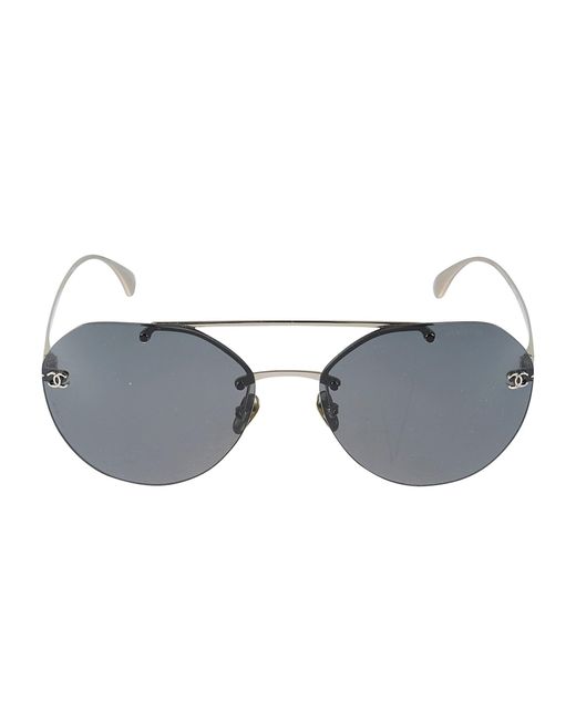 VINTAGE CHANEL AVIATOR Sunglasses Purple Frame Pink Lens 4197 124/3P With  Case £186.24 - PicClick UK