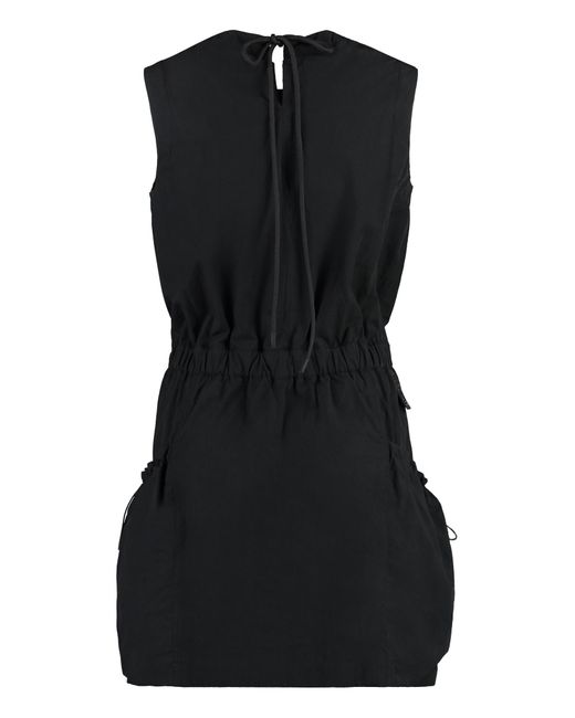 Moncler Black Cotton Mini-dress