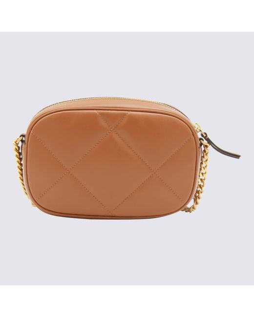 Tory Burch Brown Leather Shoulder Bag