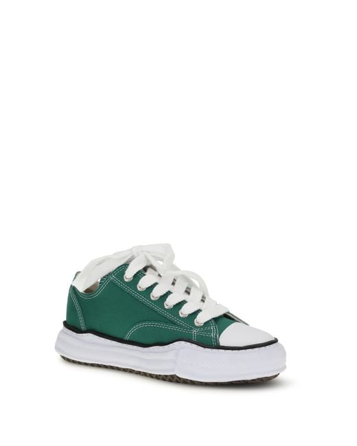 Maison Mihara Yasuhiro Green Peterson Sneakers Upper: Cotton; Sole: Rubber
