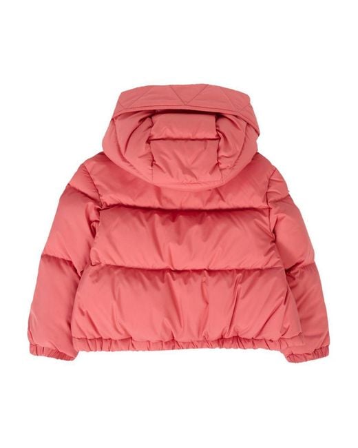 Moncler Red Laurie Down Jacket Padded