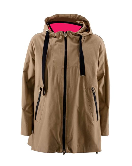 Herno A-line Hooded Parka Jacket | Lyst UK