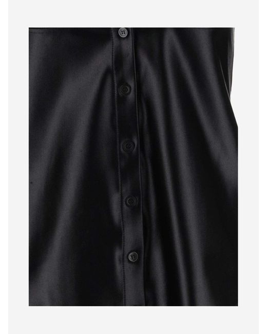 Coperni Black Synthetic Satin Shirt