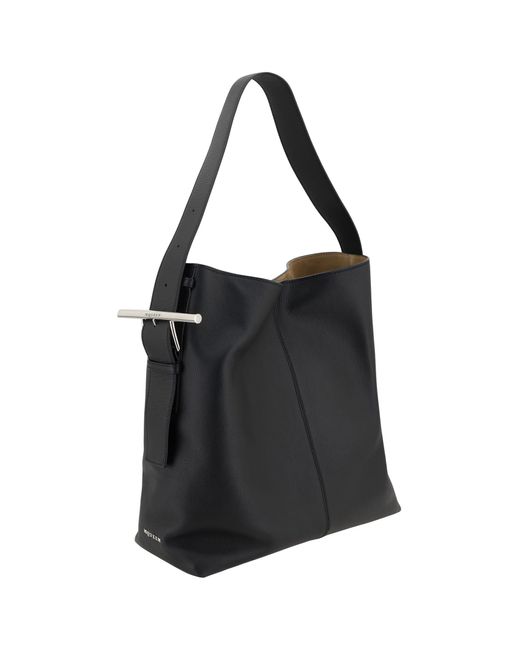 Alexander McQueen Black T-bar Sling Shoulder Bag