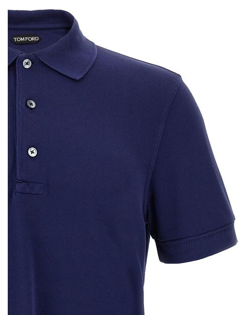 Tom Ford Blue Polo Shirt for men