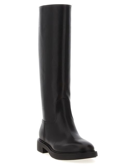 Gianvito Rossi Black Ascott' Boots