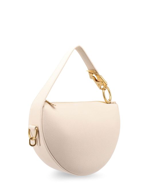 BURBERRY Junior knight leather handbag ナイト ハンドバッグ Burberry Junior Knight Leather Handbag in Natural | Lyst