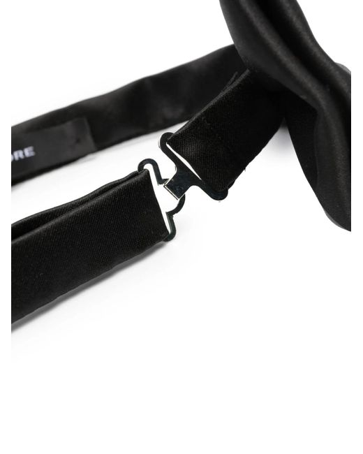 Tagliatore Black Hook-fastening Bow Tie for men