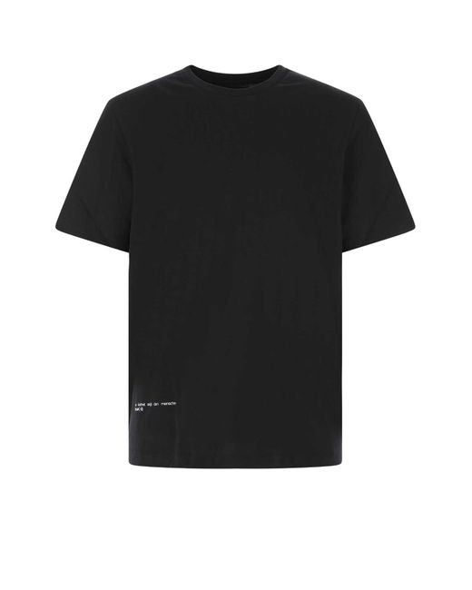 OAMC Black Cotton T-shirt for men