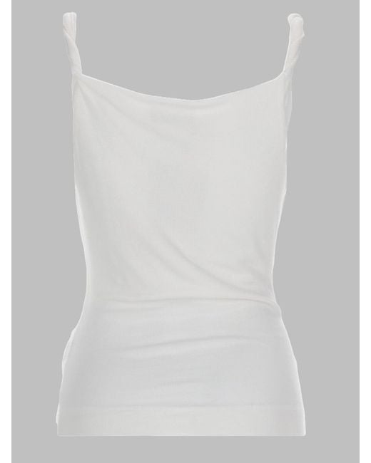 Vivienne Westwood White Top Anna Viscose Tops