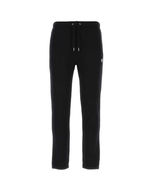Fred Perry Black Pantalone for men