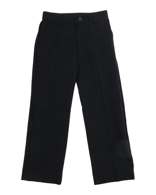 MM6 by Maison Margiela Blue Tech Fabric Pants Polyester Trousers for men