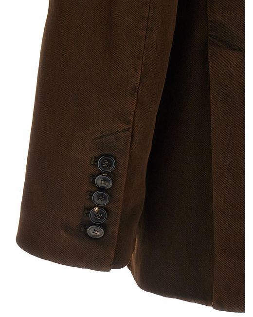 Dries Van Noten Brown 'Befya' Blazer