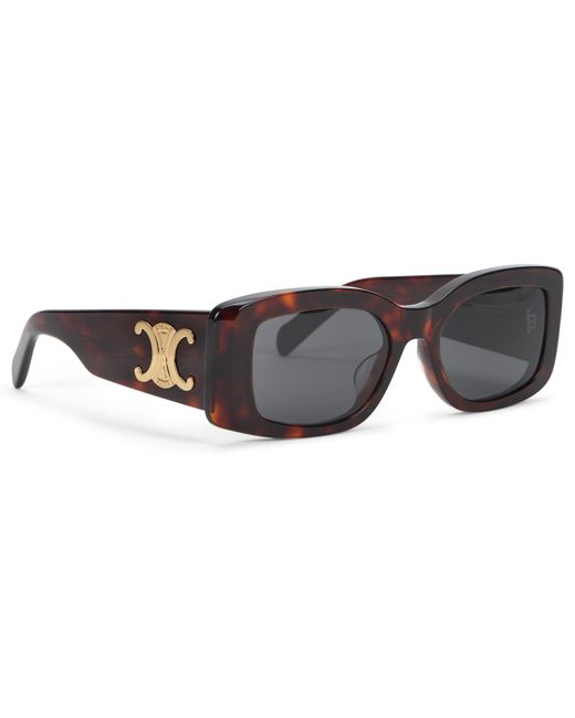 Céline White Sunglasses Triomphe Xl Acetate