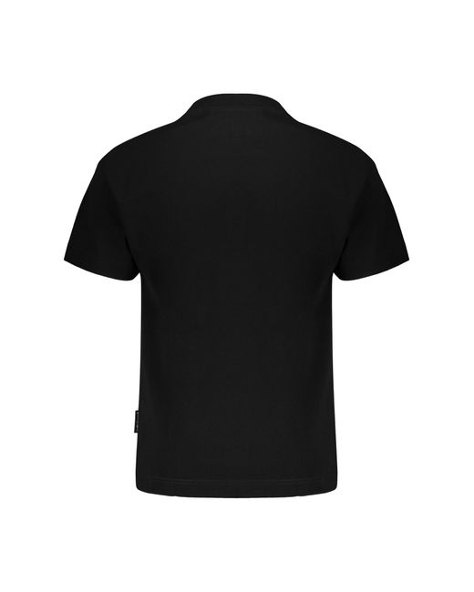 Palm Angels Black Cotton T-Shirt for men