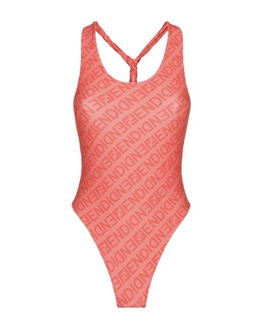 Pink hot sale fendi swimsuit