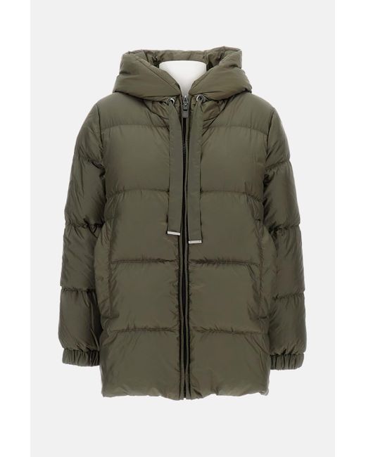 Max Mara Green Puffer Jacket The Cube Seia