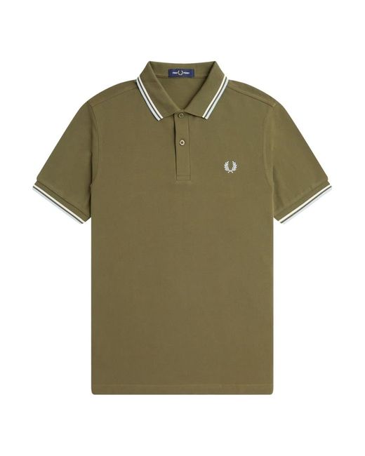 Fred Perry Green Polo With Logo for men